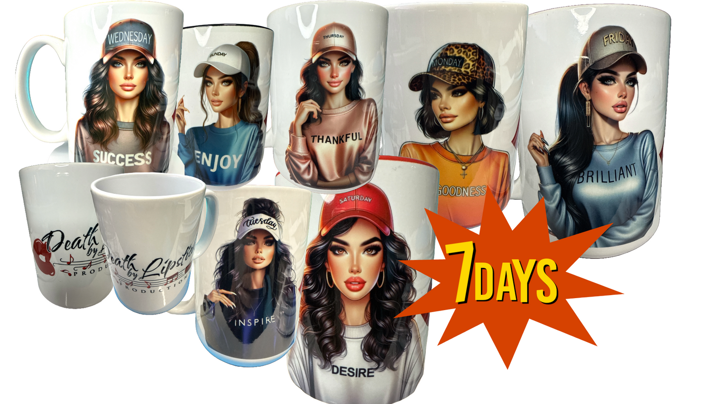 ☕ Death By Lipstick’s Days of Slay Collection – Sip, Slay, Repeat! ☕