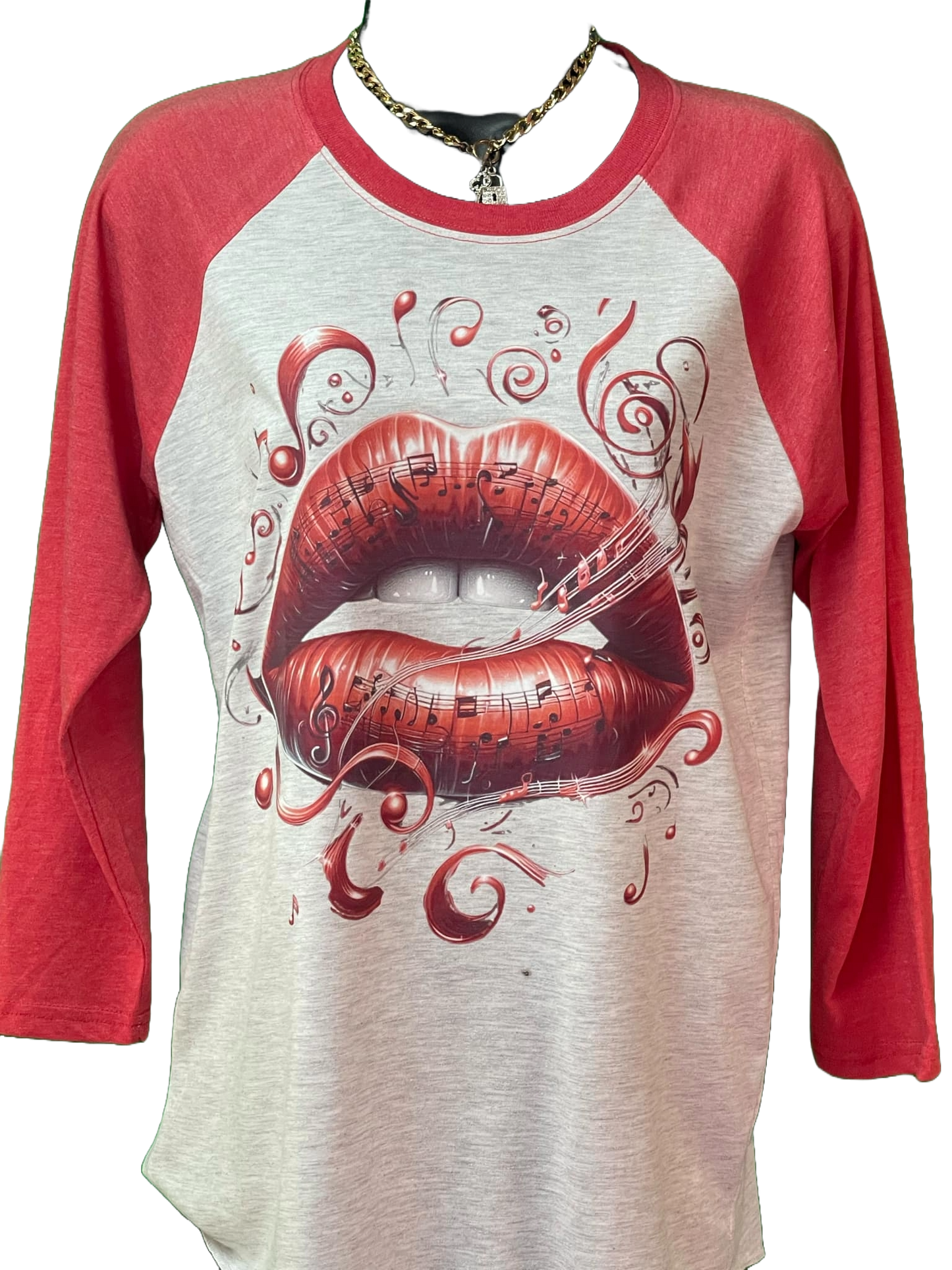 Musical Lips Raglan Tee