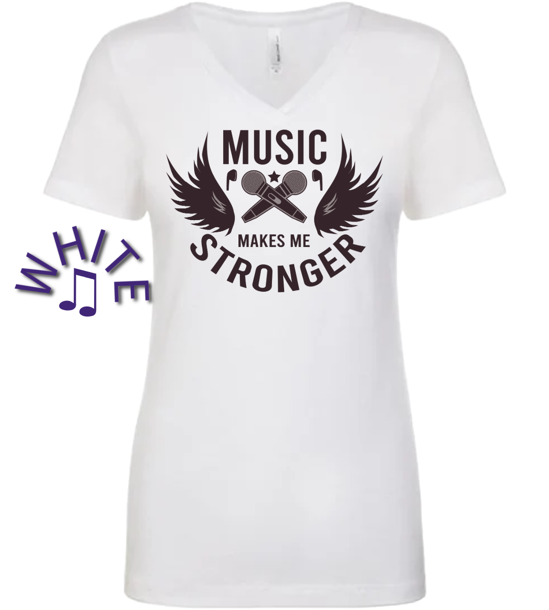 Music Makes Me Stronger Tee