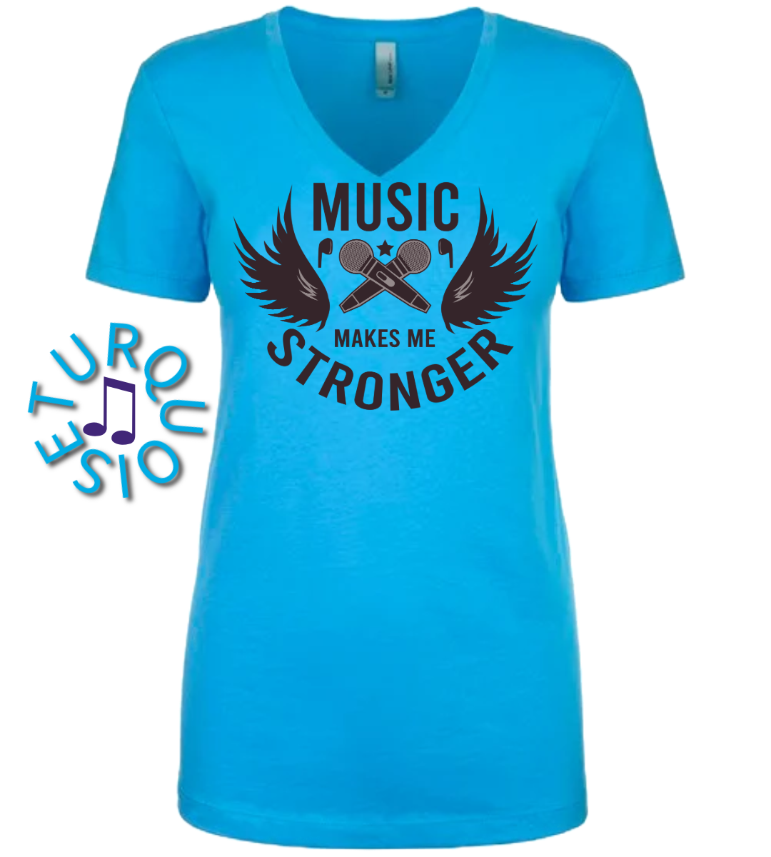 Music Makes Me Stronger Tee