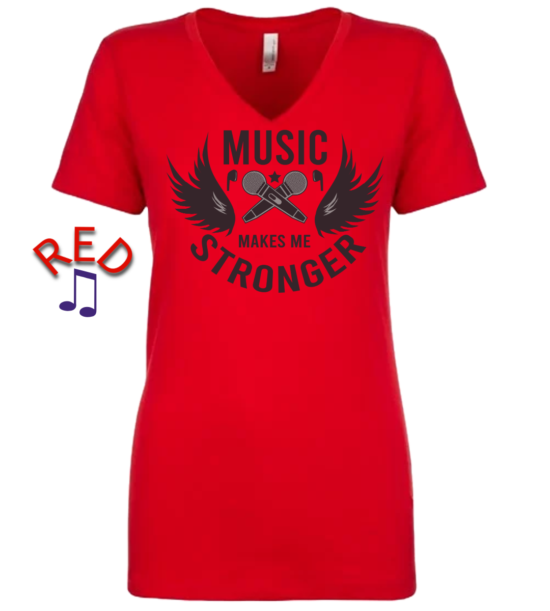 Music Makes Me Stronger Tee