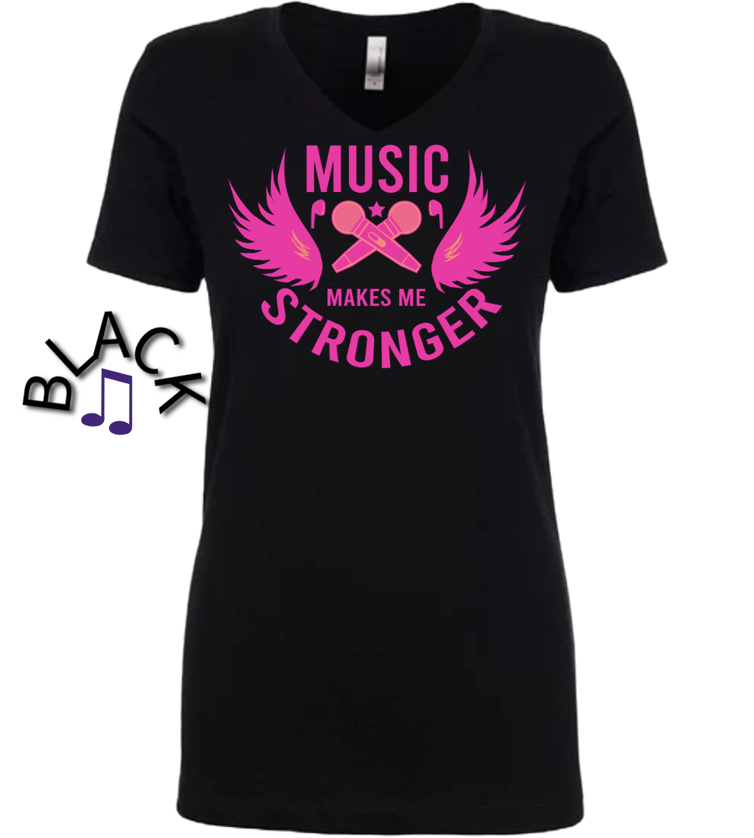 Music Makes Me Stronger Tee