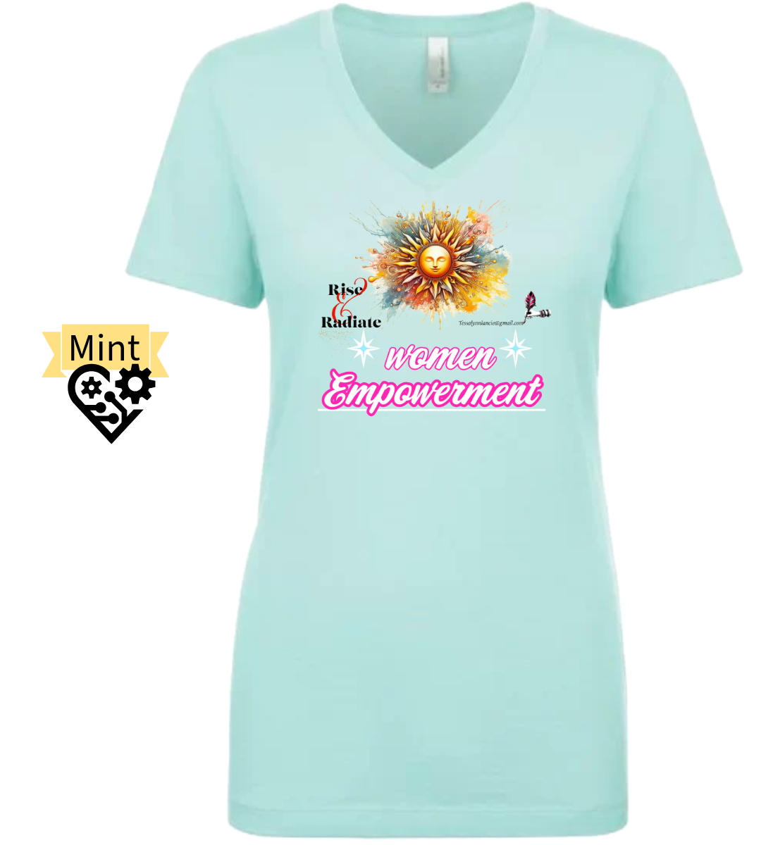 Rise and Radiate Women's Vneck