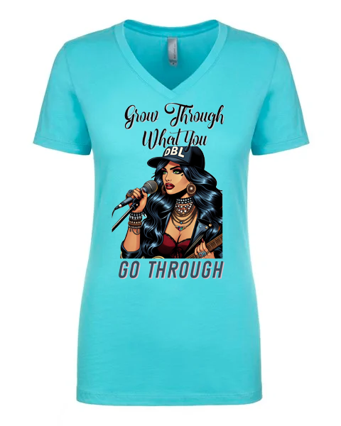 "Grow Through What You Go Through" Inspirational Tee