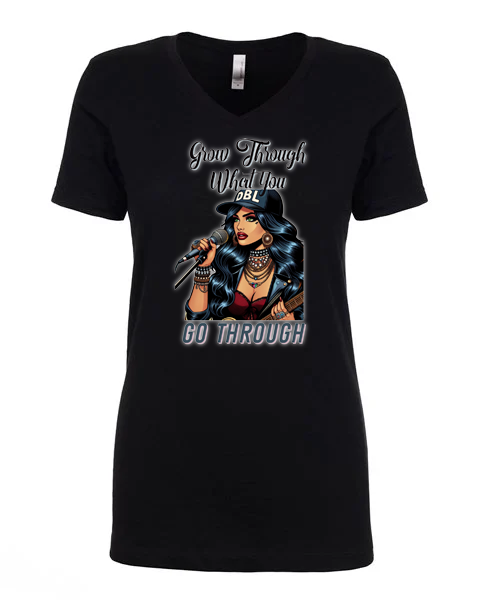 "Grow Through What You Go Through" Inspirational Tee