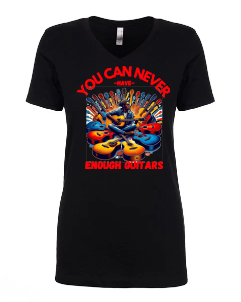 "You Can’t Have Enough Guitars" Graphic Tee
