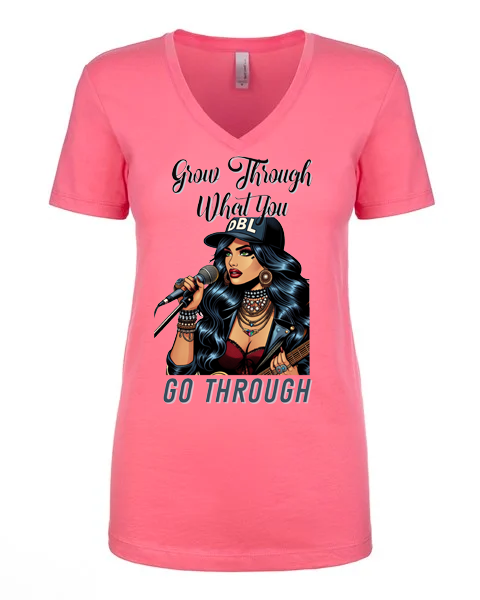 "Grow Through What You Go Through" Inspirational Tee