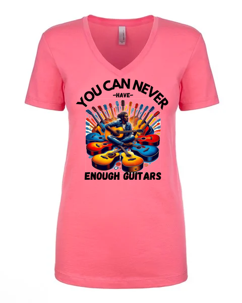 "You Can’t Have Enough Guitars" Graphic Tee