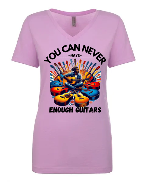 "You Can’t Have Enough Guitars" Graphic Tee