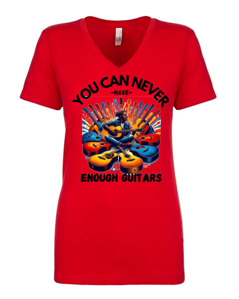 "You Can’t Have Enough Guitars" Graphic Tee