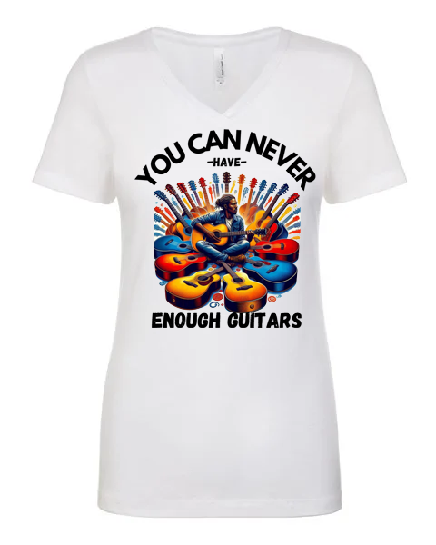 "You Can’t Have Enough Guitars" Graphic Tee