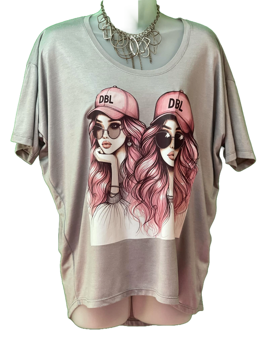 Double Trouble Twins Tee