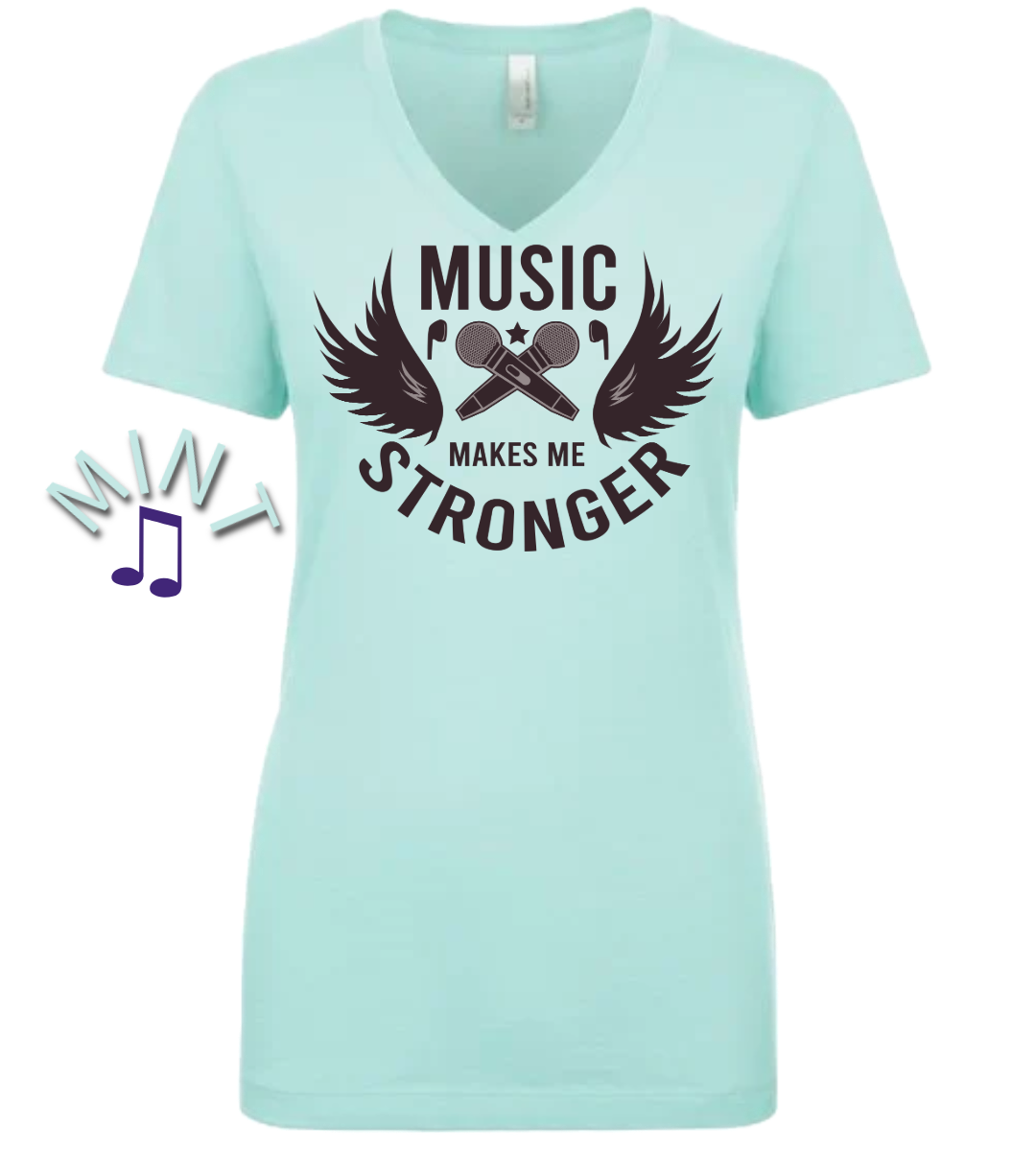 Music Makes Me Stronger Tee