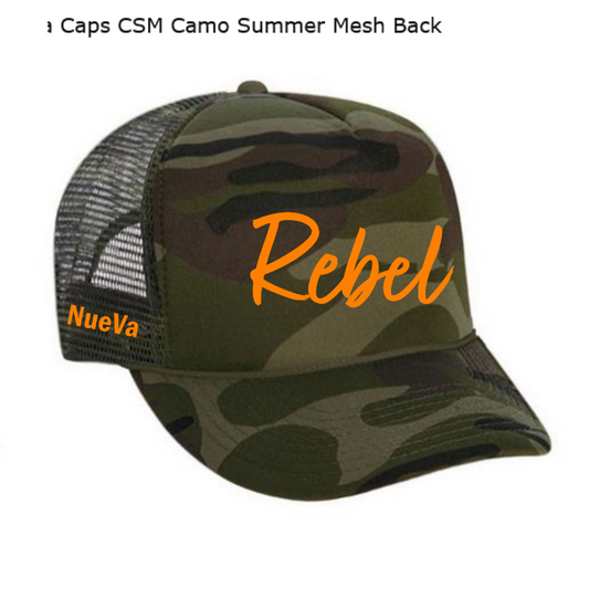 Rebel in Camo: Your Summer Statement Hat
