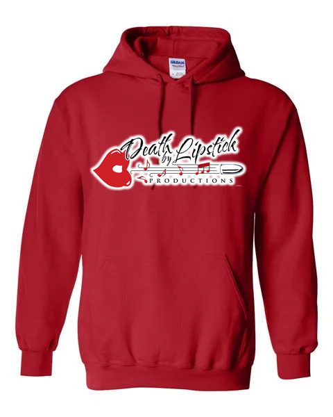 🔥 New Arrival: Death By Lipstick Red Gildan Hoodie – International Women’s Day Exclusive! 🔥