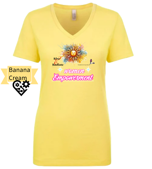 Rise and Radiate Women's Vneck