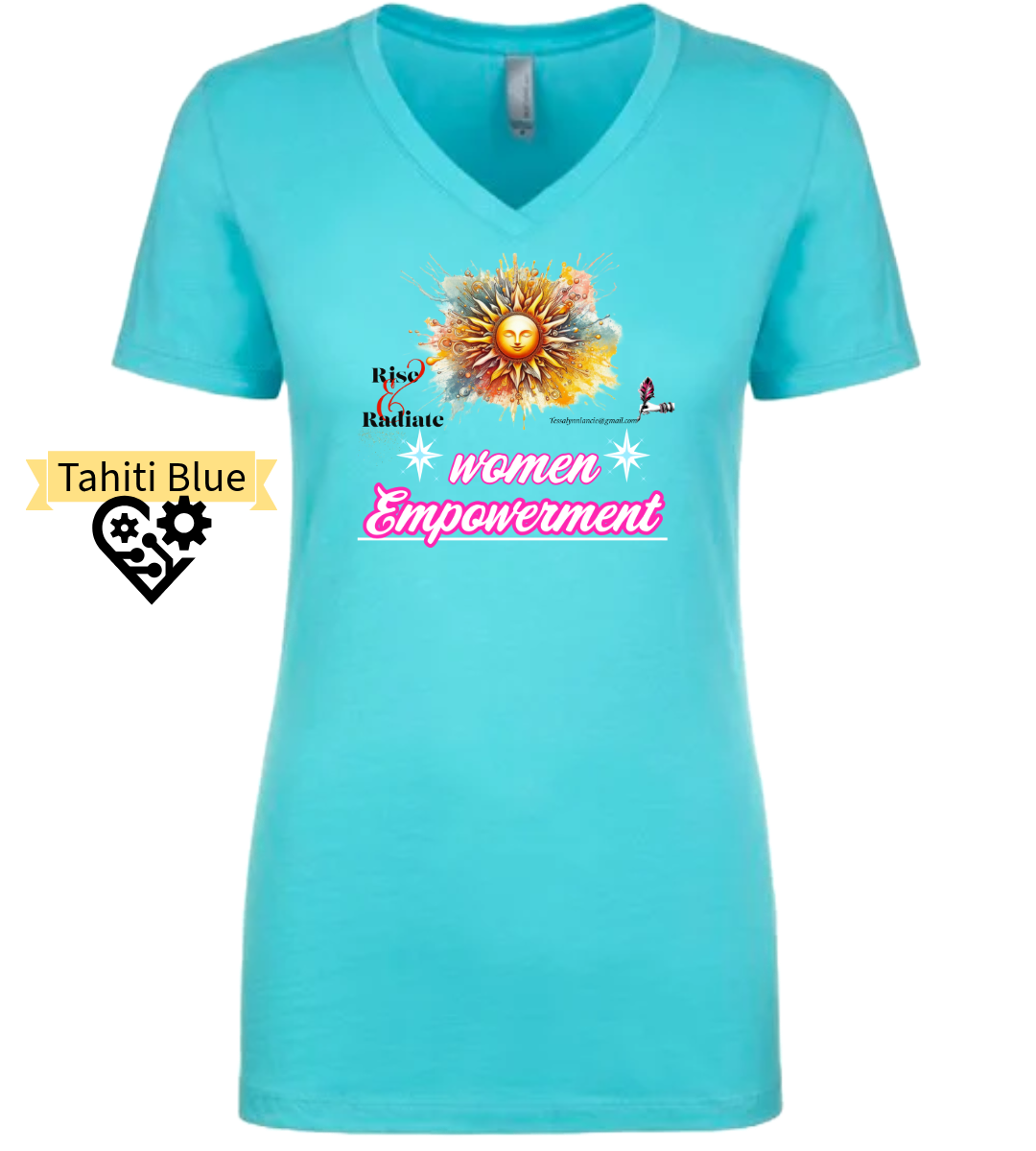 Rise and Radiate Women's Vneck