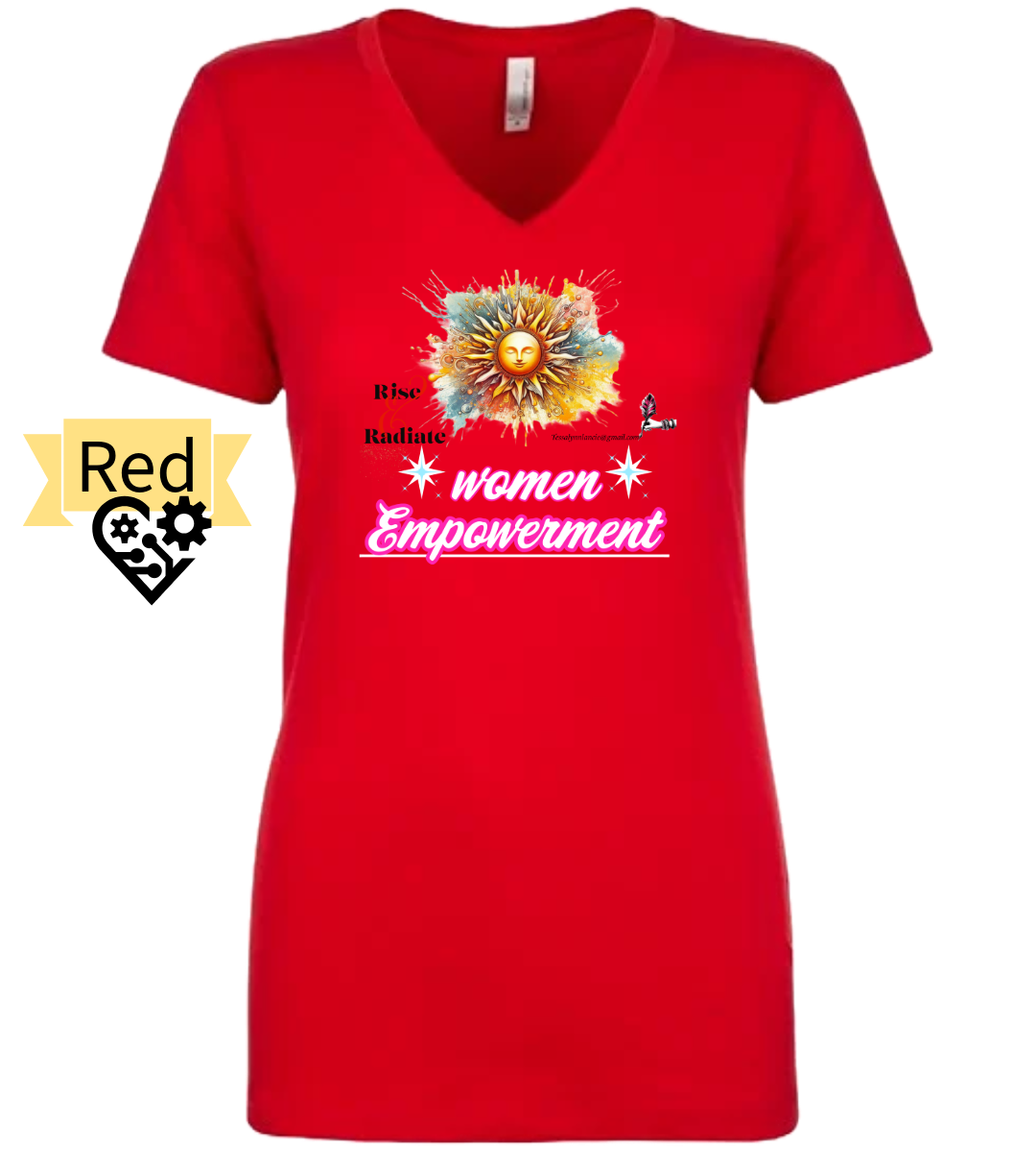 Rise and Radiate Women's Vneck