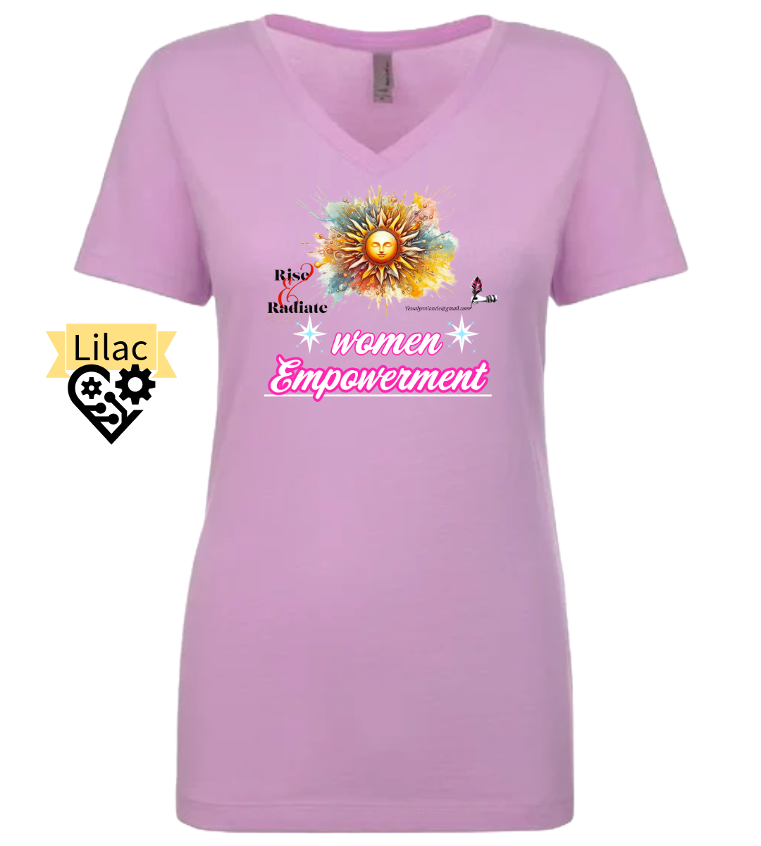 Rise and Radiate Women's Vneck