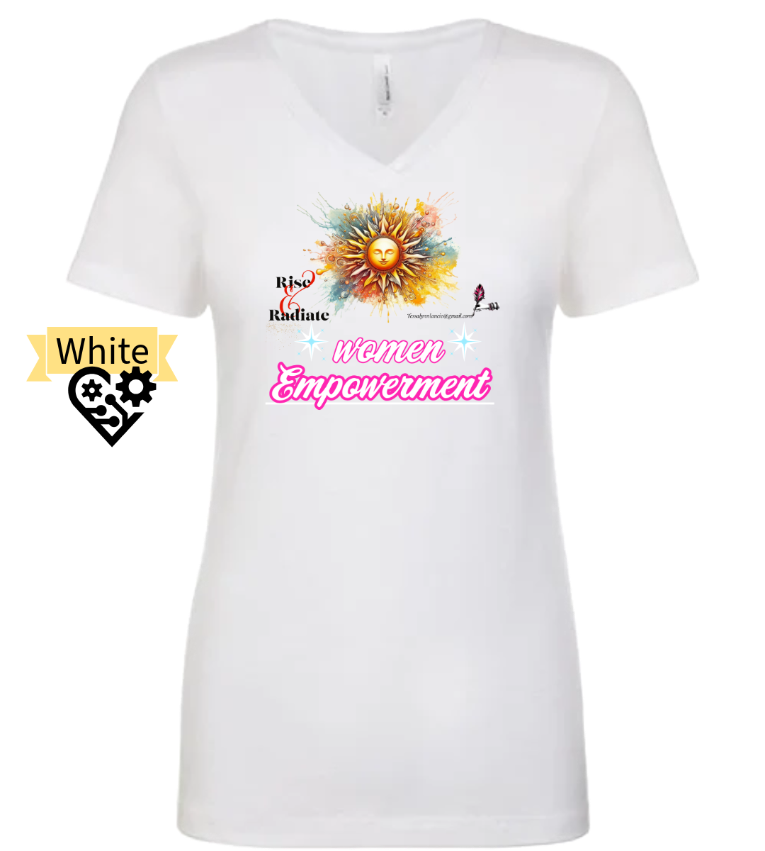 Rise and Radiate Women's Vneck