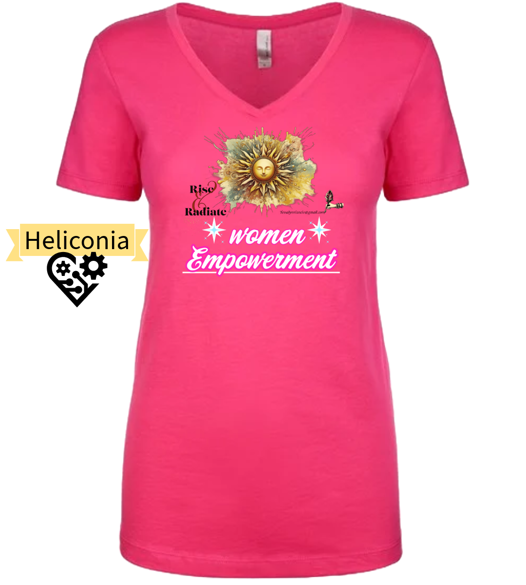 Rise and Radiate Women's Vneck