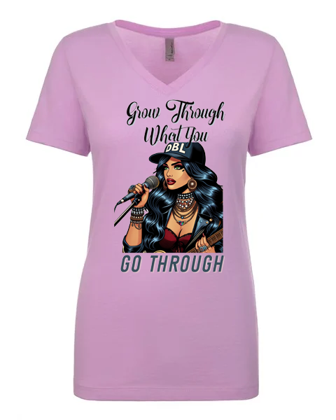 "Grow Through What You Go Through" Inspirational Tee