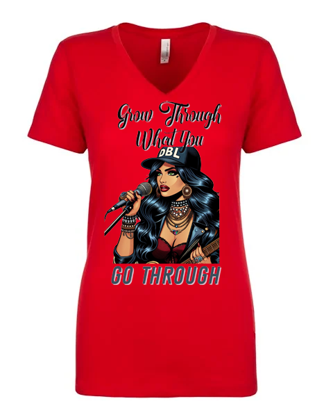 "Grow Through What You Go Through" Inspirational Tee