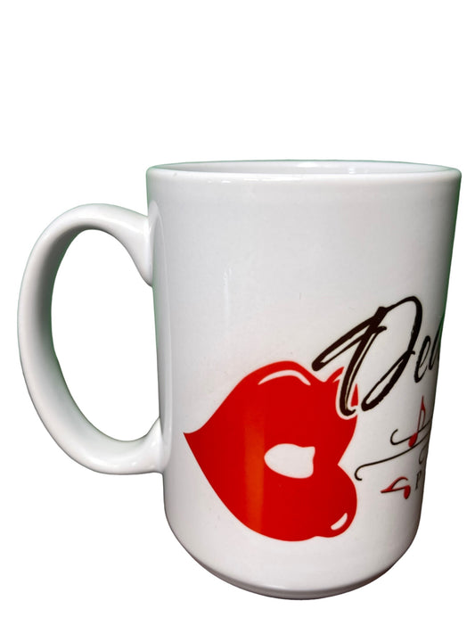 Chic & Edgy: Death By Lipstick Signature 15oz Mug